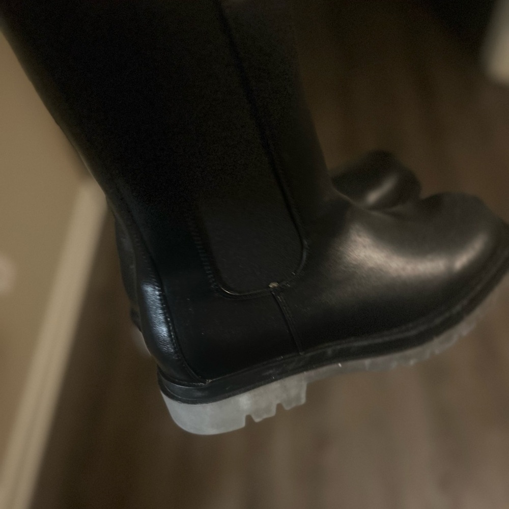 Black Knee-High Boots never been worn
